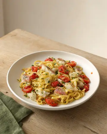 Tagliolini allo Scarpariello di Mare